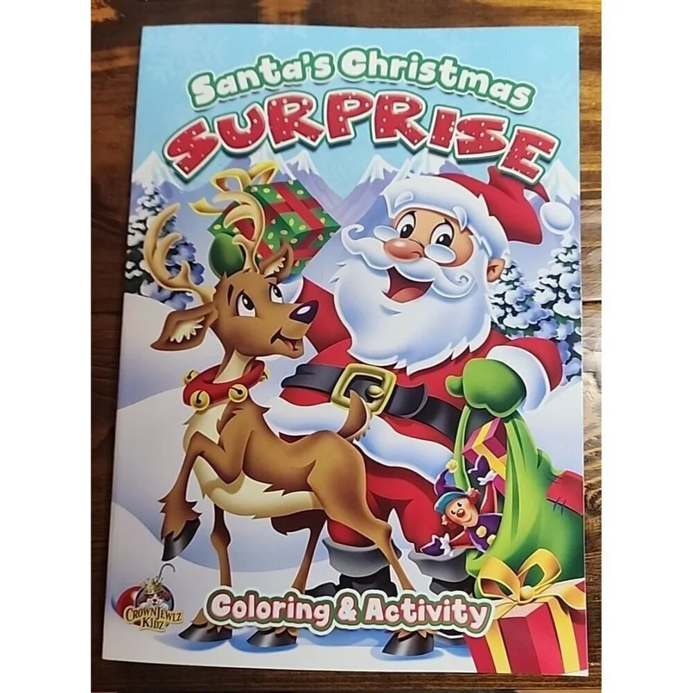 4 Christmas Coloring And Activity Books Great Stocking Stuffier Gift